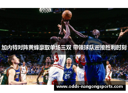 加内特对阵黄蜂豪取单场三双 带领球队迎接胜利时刻